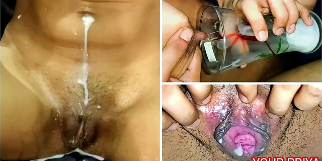 My wifey flashed her bf on flick call by taking out milk and water from pussy. YOUR PRIYA