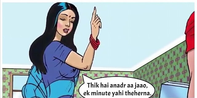 Savita Bhabhi and the Bra Saleman