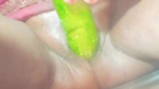 Indian desibhabhi Fucked by cucumber Part 2