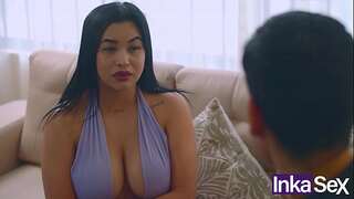 Blackmailing Latina maid with immense tits (EPIC FINALE)