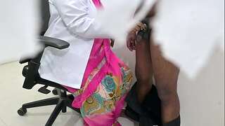 Indian female DOCTOR lovin’ her sexual desire while checking patient dick