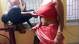 Village Bhabhi XXX twat nail after entices electrician full HD porn video clear audio | FIREECOUPLE