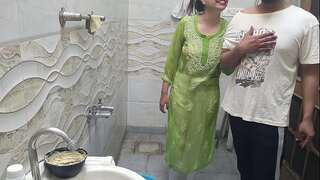 Indian step brother saw his sister penetrating and even after obeying his demand to fuck, he poked sister's husband's backside roleplay in hindi