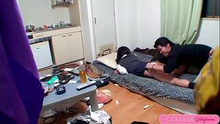 Hitomi Hanzawa Fucked Into Submission By The Agent's Massive Cock!