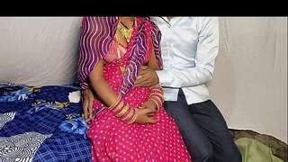 Hot gorgeous sali ki jija new yr red sharee suhag rat csex movie hard total