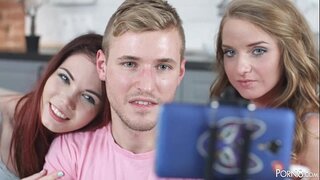 Lovenia & Sofi in Threesome
