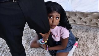 Black babysitter gets caught wanking - black pornography