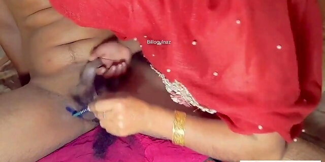Bhabhi devar ki pruning kr rhi he