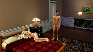 Stepsister and stepbrother first-ever time smashing