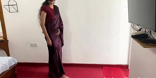 Indian instructor having sadism & masochism joy with her best student