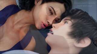 Only my stepmom can put my whole 22cm cock into her facehole and fellate me until I cum (Milfy city - Linda - Part 1/5)