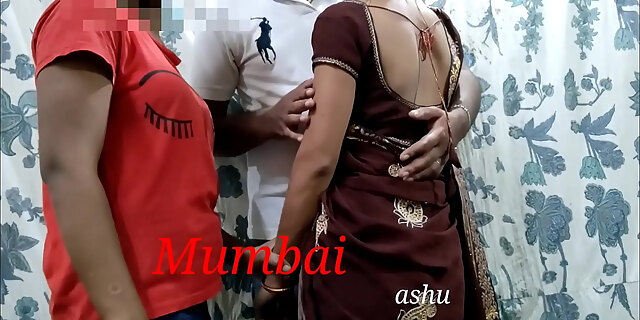 Mumbai plows Ashu and his sister in law together. Clear Hindi Audio.
