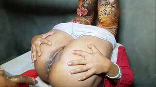 Desi hot mom Ass and cooch fucked rigid by her stepson, very first time painful Anal romp