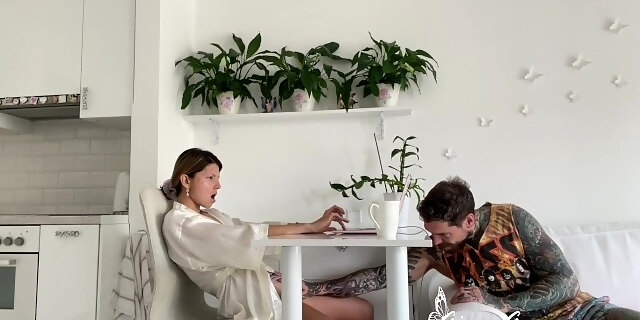 Elegant hardcore fuck at home