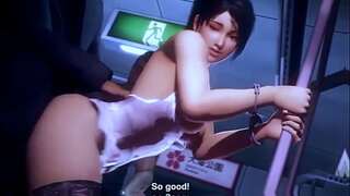 Lustful damsel get gang public fuck-fest with gangsters