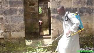 My village farmer eyed me peeing, Fucked me till I bellowed for help
