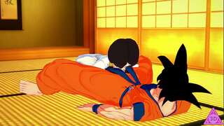 Goku penetrates Videl