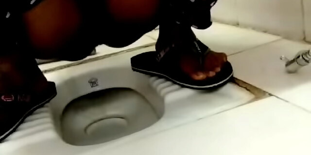 Desi nymph peeing