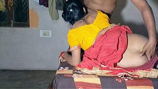 Hot Desi Bhabhi Hard Doggystyle Fucking With Devar