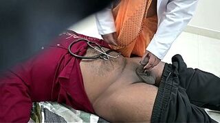 DOCTOR SHOCKED eyeing smallish knob