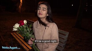 Public Agent Aaeysha gets poked on Valentines Day in a hotel room
